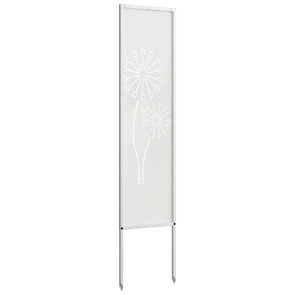Schermo per privacy in giardino Traforo Bianco 32 x 140 cm