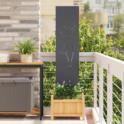 Schermo per privacy in giardino Traforo Antracite 32 x 140 cm