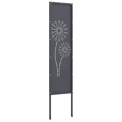 Schermo per privacy in giardino Traforo Antracite 32 x 140 cm