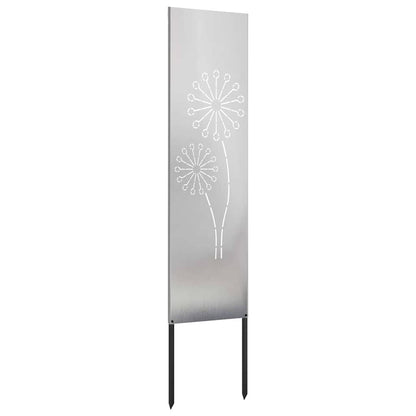 Schermo per privacy in giardino Traforo Argento 32 x 140 cm