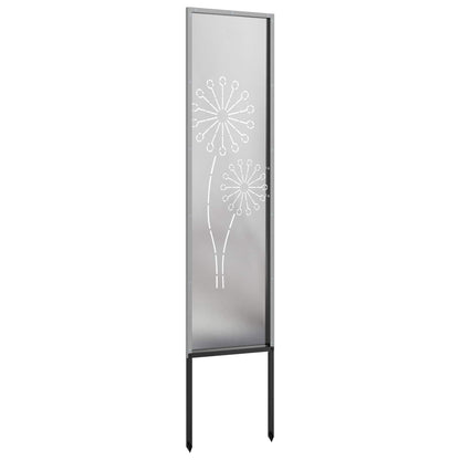 Schermo per privacy in giardino Traforo Argento 32 x 140 cm