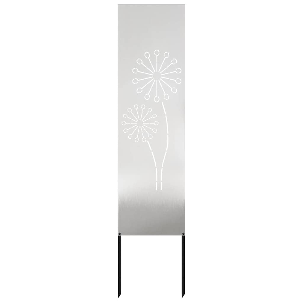 Schermo per privacy in giardino Traforo Argento 32 x 140 cm