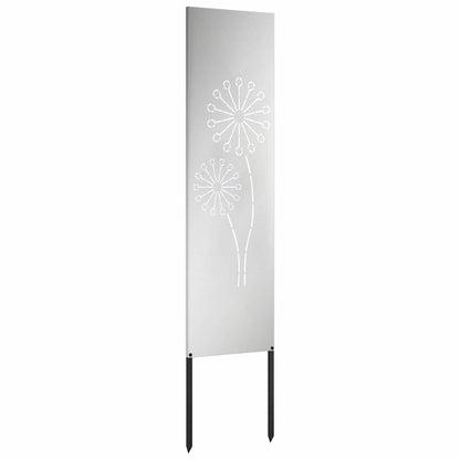 Schermo per privacy in giardino Traforo Argento 32 x 140 cm