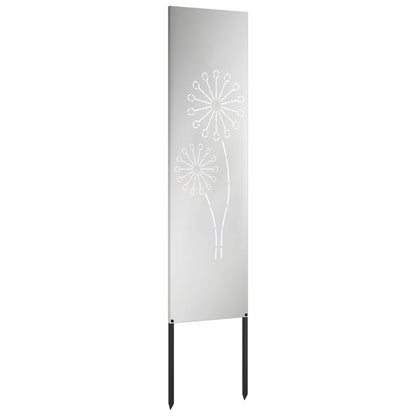 Schermo per privacy in giardino Traforo Argento 32 x 140 cm