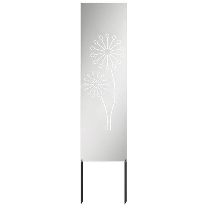 Schermo per privacy in giardino Traforo Argento 32 x 140 cm