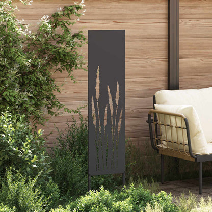 Schermo per privacy in giardino Traforo Nero 32 x 140 cm