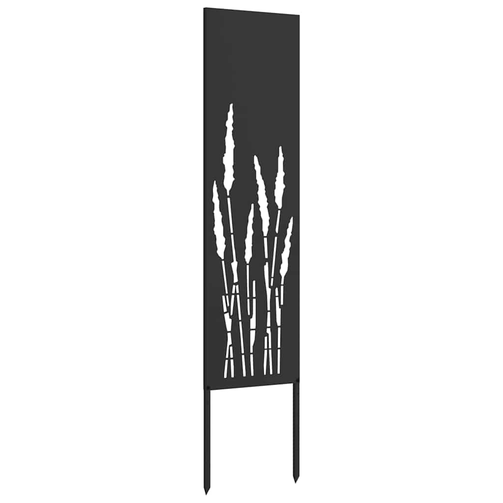 Pannello Decorativo da Giardino Altro Nero 32 x 140 cm