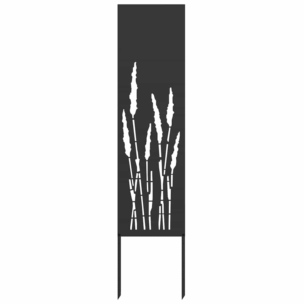 Pannello Decorativo da Giardino Altro Nero 32 x 140 cm