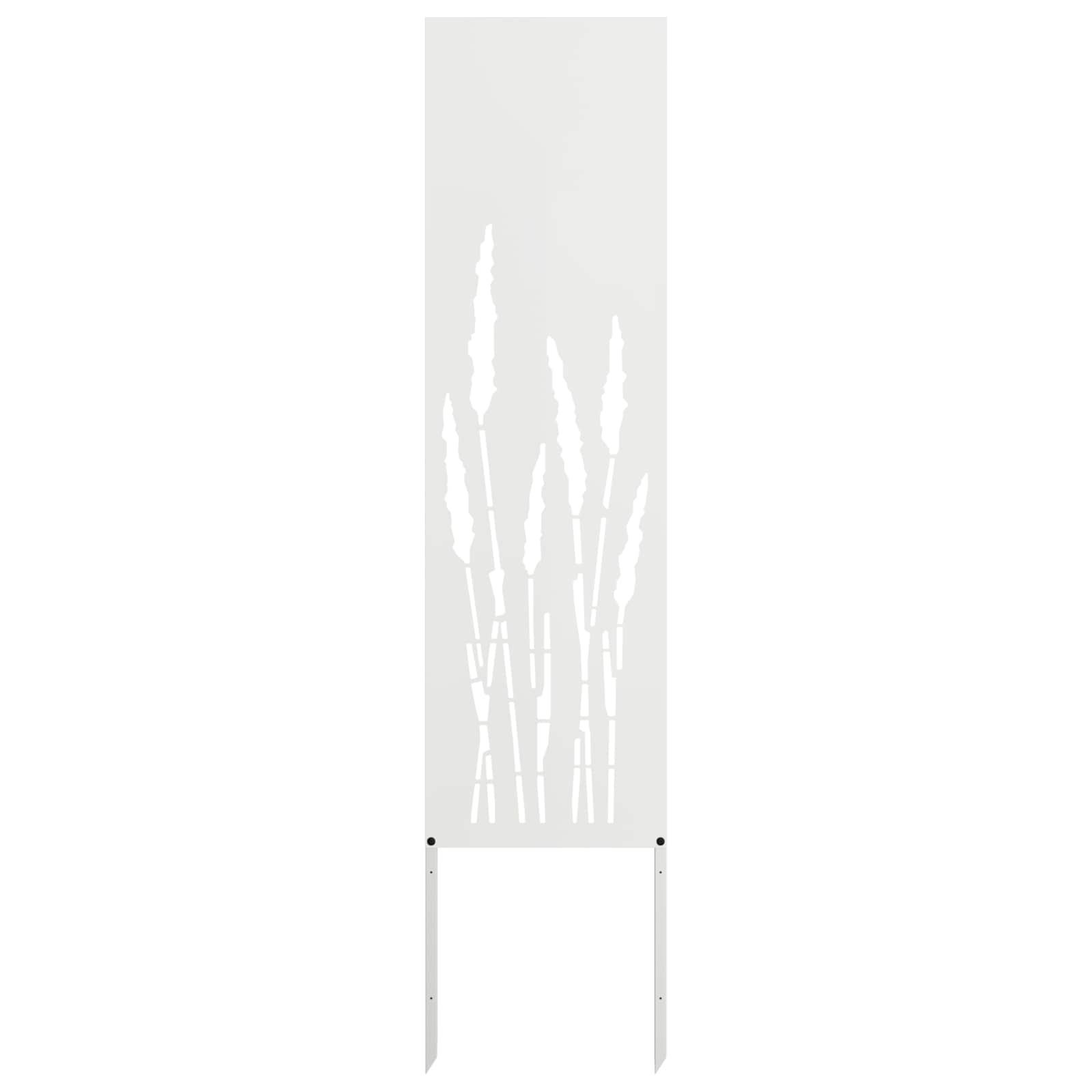 Schermo per privacy in giardino Traforo Bianco 32 x 140 cm | homemem39