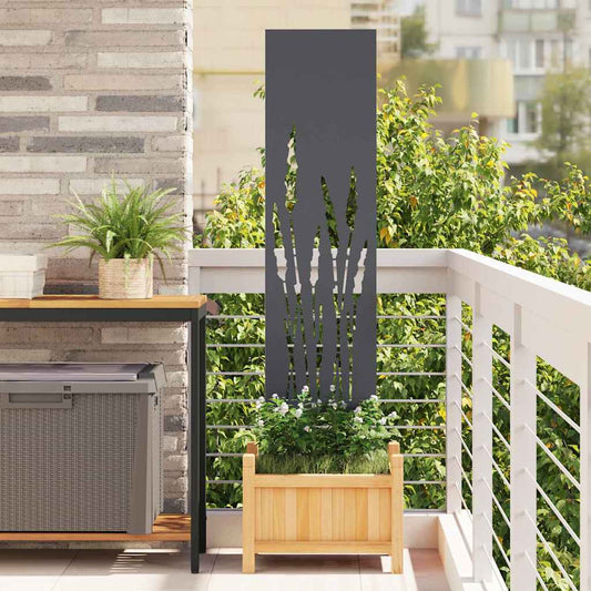 Schermo per privacy in giardino Traforo Antracite 32 x 140 cm