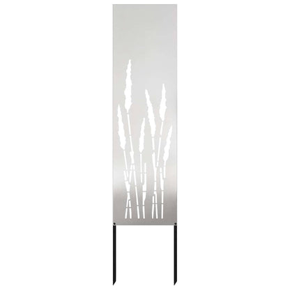 Schermo per privacy in giardino Traforo Argento 32 x 140 cm
