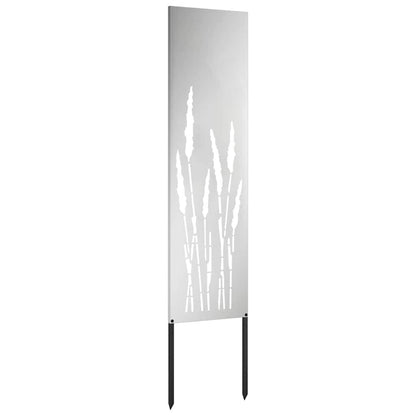 Schermo per privacy in giardino Traforo Argento 32 x 140 cm