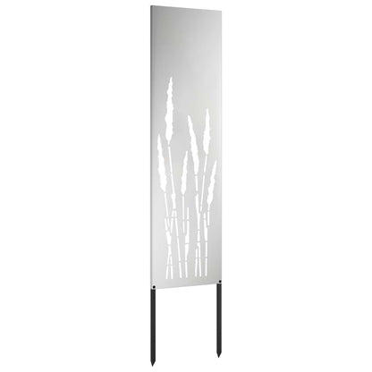 Schermo per privacy in giardino Traforo Argento 32 x 140 cm