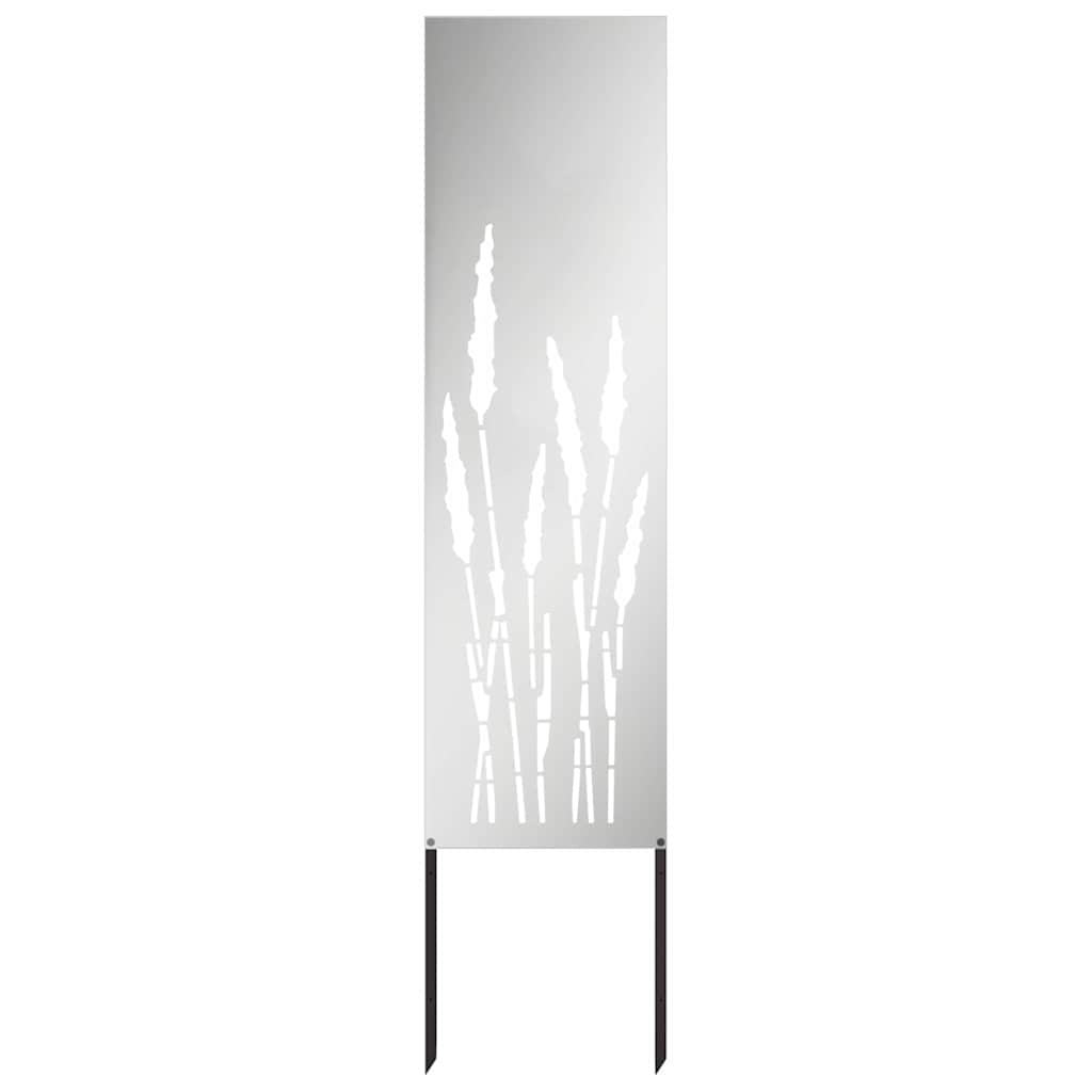 Schermo per privacy in giardino Traforo Argento 32 x 140 cm