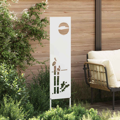 Schermo per privacy in giardino Traforo Bianco 32 x 140 cm | homemem39
