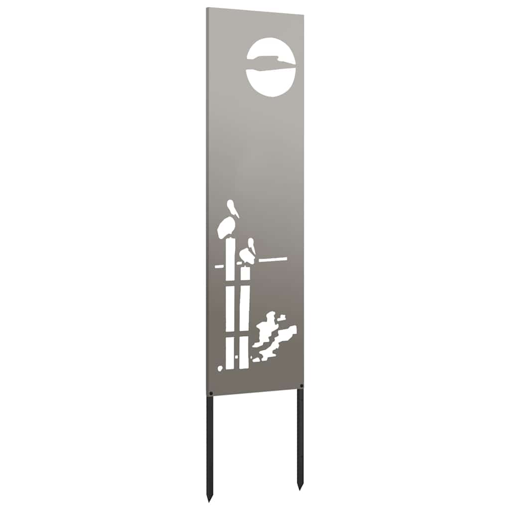 Pannello Decorativo da Giardino Altro Ruggine 32 x 140 cm