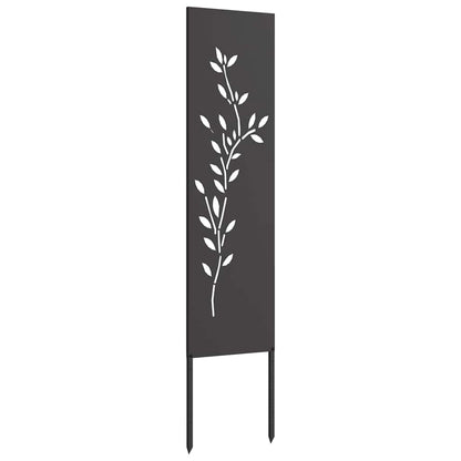 Pannello Decorativo da Giardino Altro Nero 32 x 140 cm