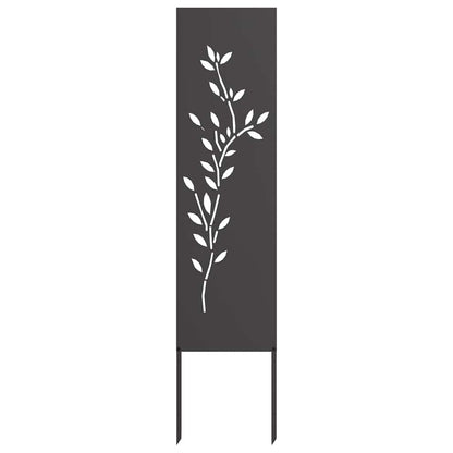 Pannello Decorativo da Giardino Altro Nero 32 x 140 cm