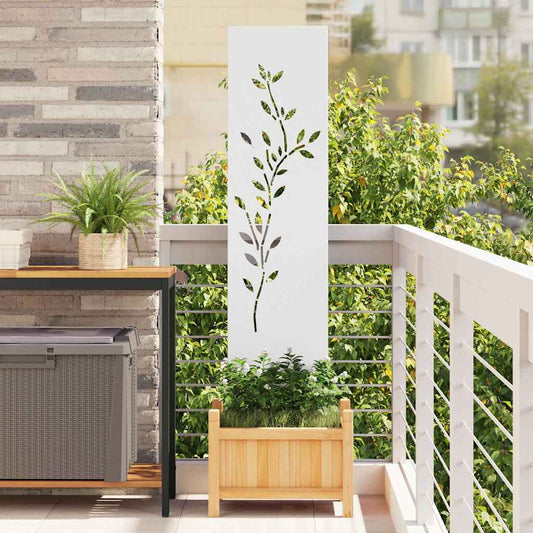 Pannello Decorativo da Giardino Altro Bianco 32 x 140 cm