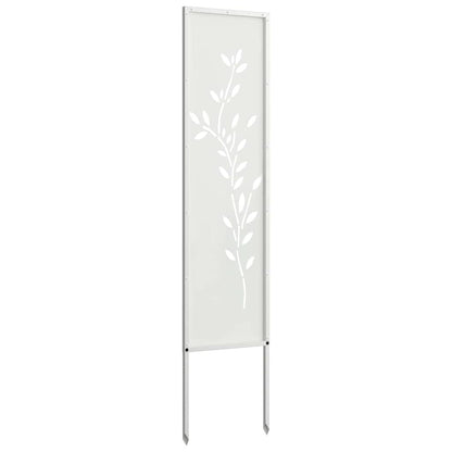 Schermo per privacy in giardino Floreale Bianco 32 x 140 cm