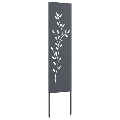 Schermo per privacy in giardino Floreale Antracite 32 x 140 cm | homemem39