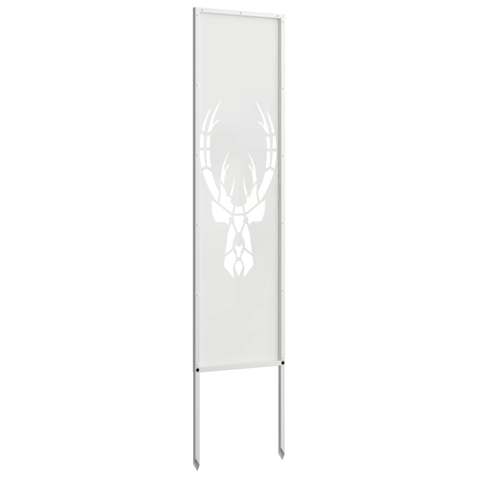 Schermo per privacy in giardino Bianco 32 x 140 cm | homemem39