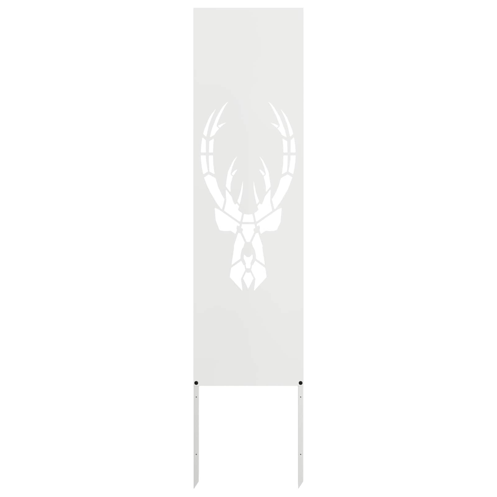 Schermo per privacy in giardino Bianco 32 x 140 cm | homemem39