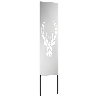 Schermo per privacy in giardino Argento 32 x 140 cm | homemem39