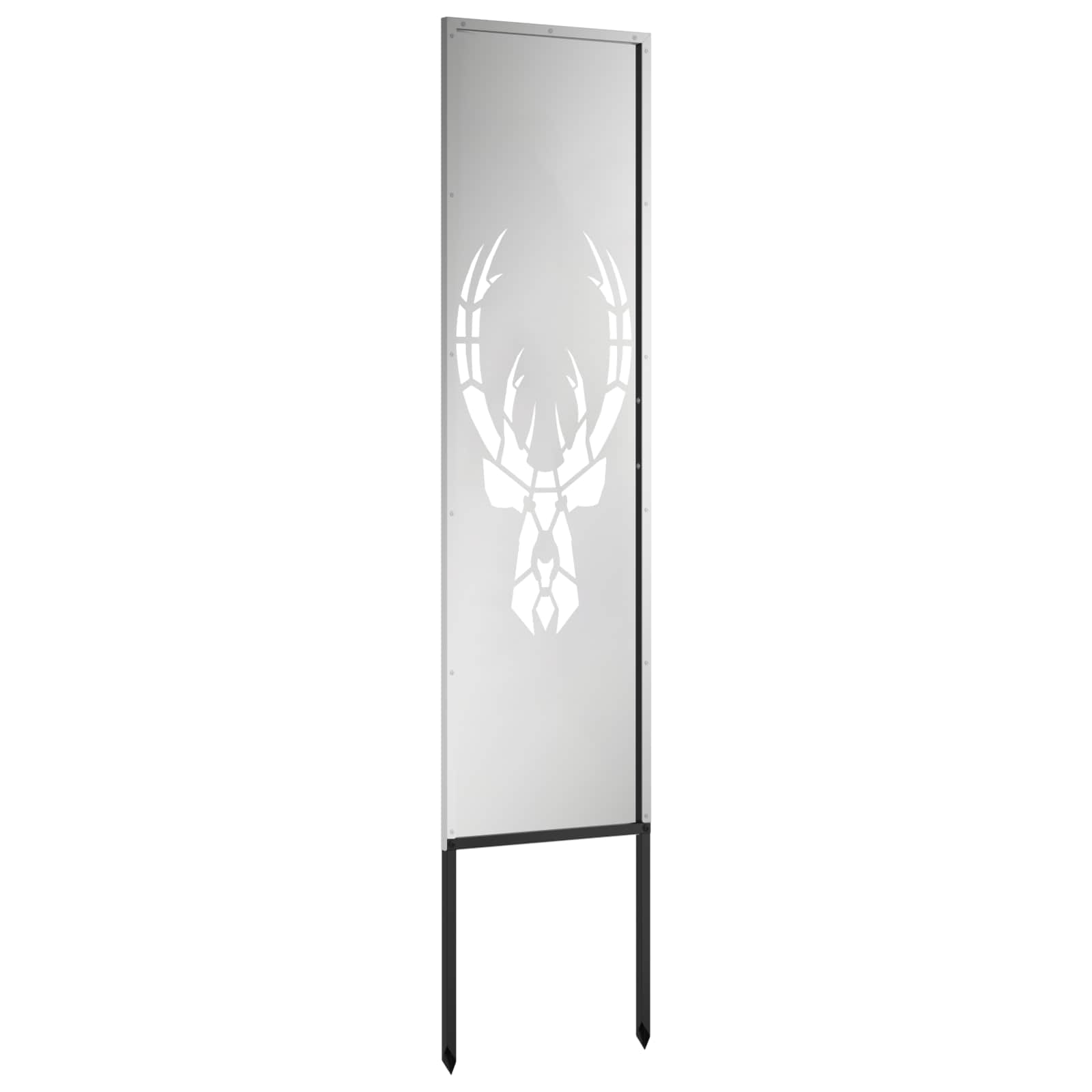 Schermo per privacy in giardino Argento 32 x 140 cm | homemem39