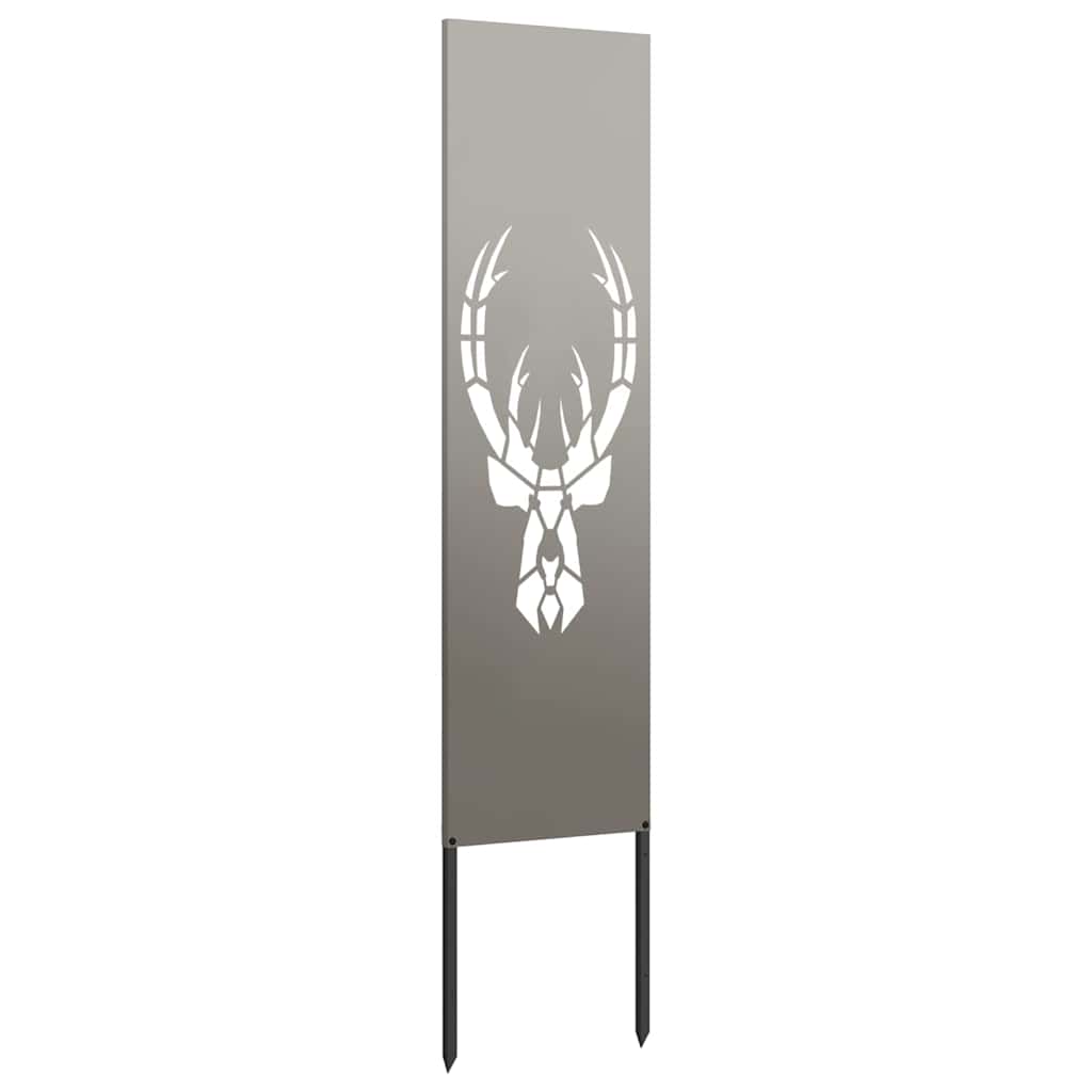 Pannello Decorativo da Giardino Ruggine 32 x 140 cm