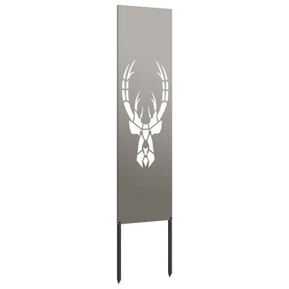Pannello Decorativo da Giardino Ruggine 32 x 140 cm