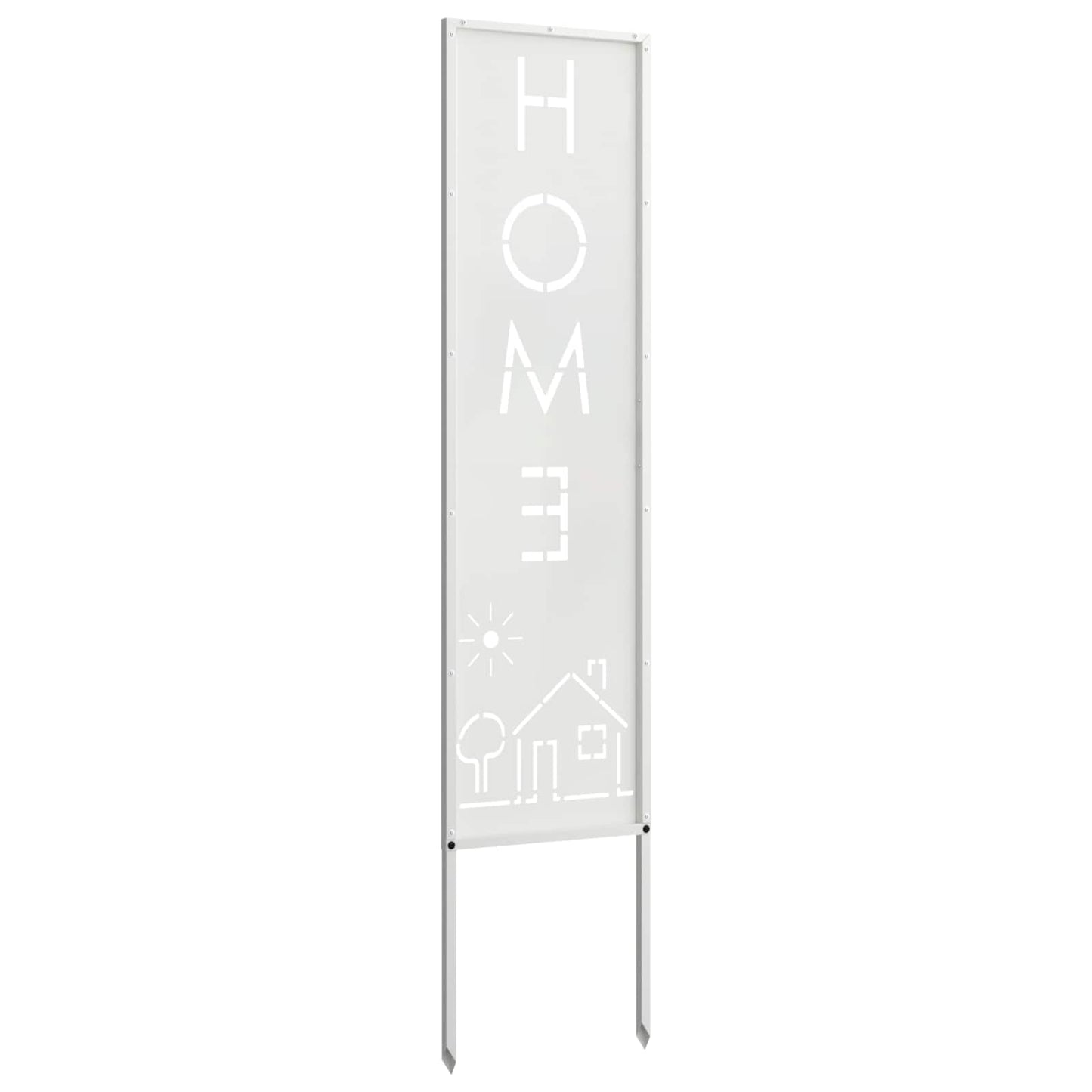 Schermo per privacy in giardino Traforo Bianco 32 x 140 cm
