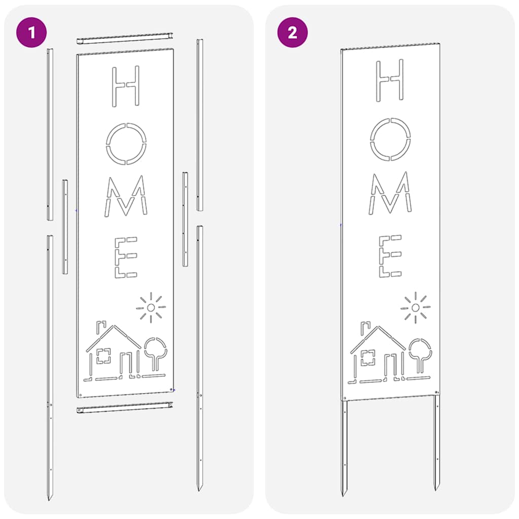 Schermo per privacy in giardino Traforo Antracite 32 x 140 cm