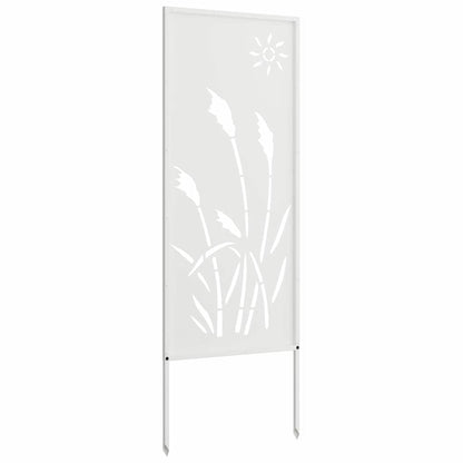 Schermo per privacy in giardino Traforo Bianco 50 x 140 cm