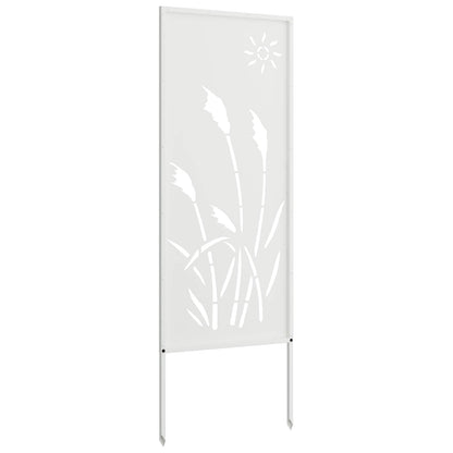 Schermo per privacy in giardino Traforo Bianco 50 x 140 cm