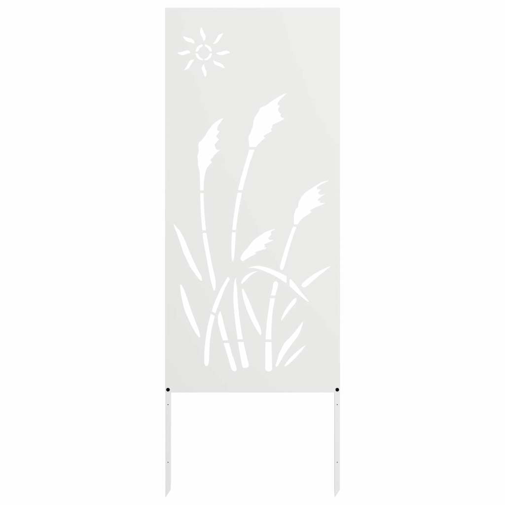 Schermo per privacy in giardino Traforo Bianco 50 x 140 cm