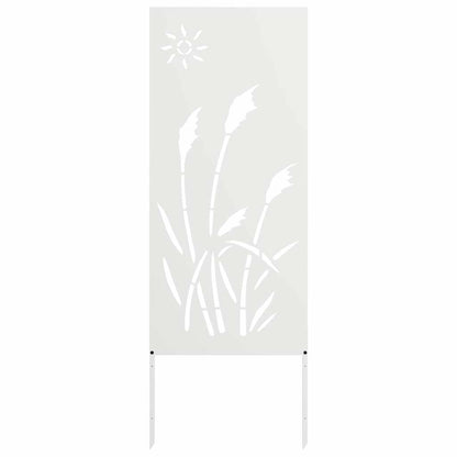 Schermo per privacy in giardino Traforo Bianco 50 x 140 cm
