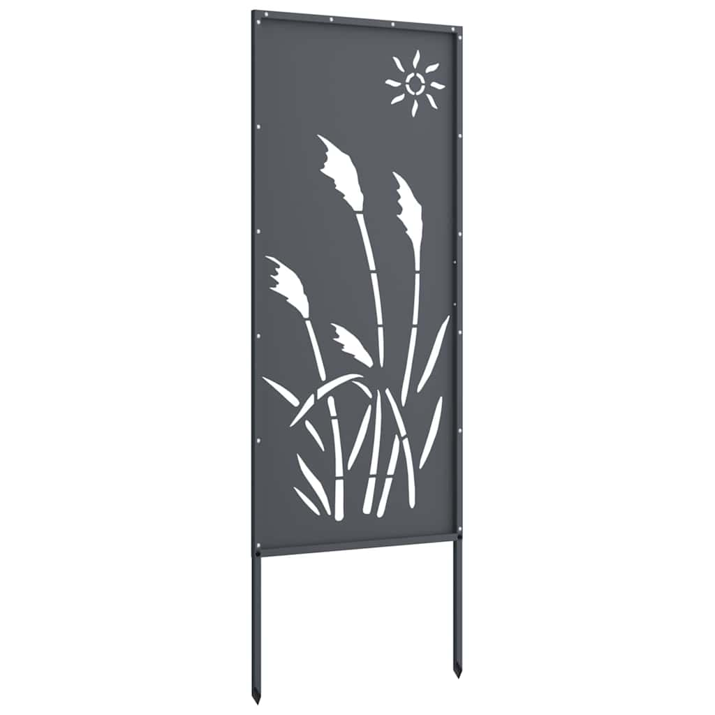 Schermo per privacy in giardino Traforo Antracite 50 x 140 cm