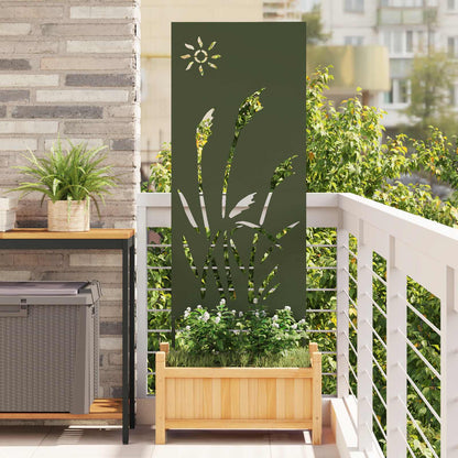 Schermo per privacy in giardino Oliver verde 50 x 140 cm | homemem39