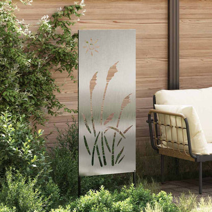 Pannello Decorativo da Giardino Altro Argento 50 x 140 cm