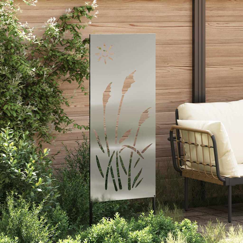 Schermo per privacy in giardino Traforo Argento 50 x 140 cm