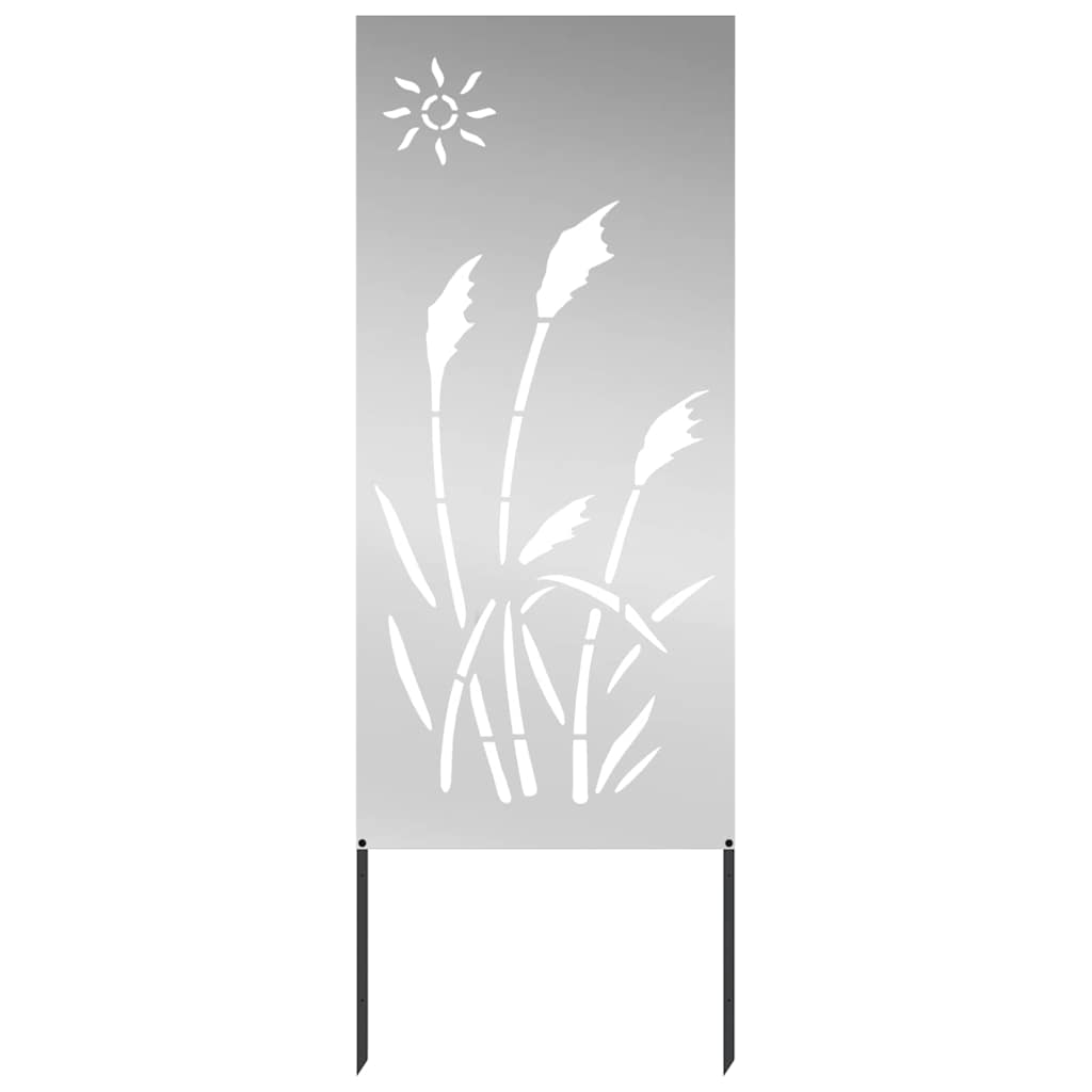 Schermo per privacy in giardino Traforo Argento 50 x 140 cm