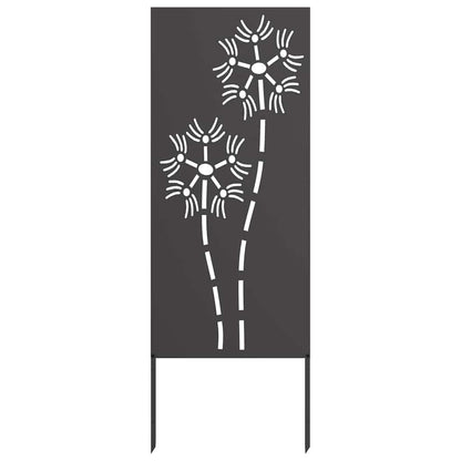 Pannello Decorativo da Giardino Altro Nero 50 x 140 cm