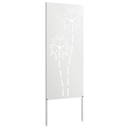 Schermo per privacy in giardino Traforo Bianco 50 x 140 cm