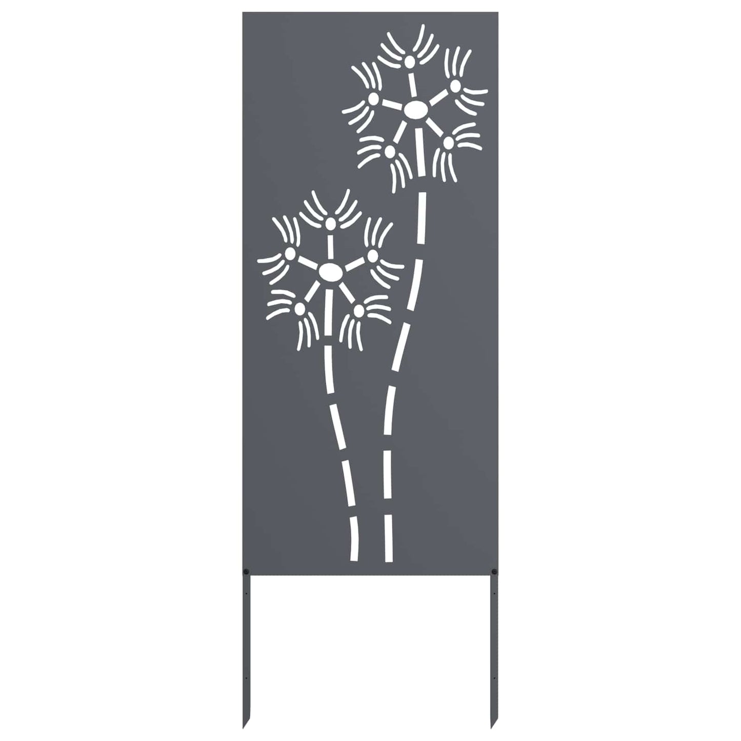Schermo per privacy in giardino Traforo Antracite 50 x 140 cm | homemem39