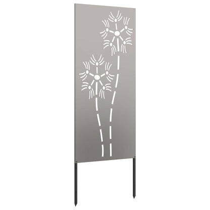 Schermo per privacy in giardino Traforo Ruggine 50 x 140 cm | homemem39