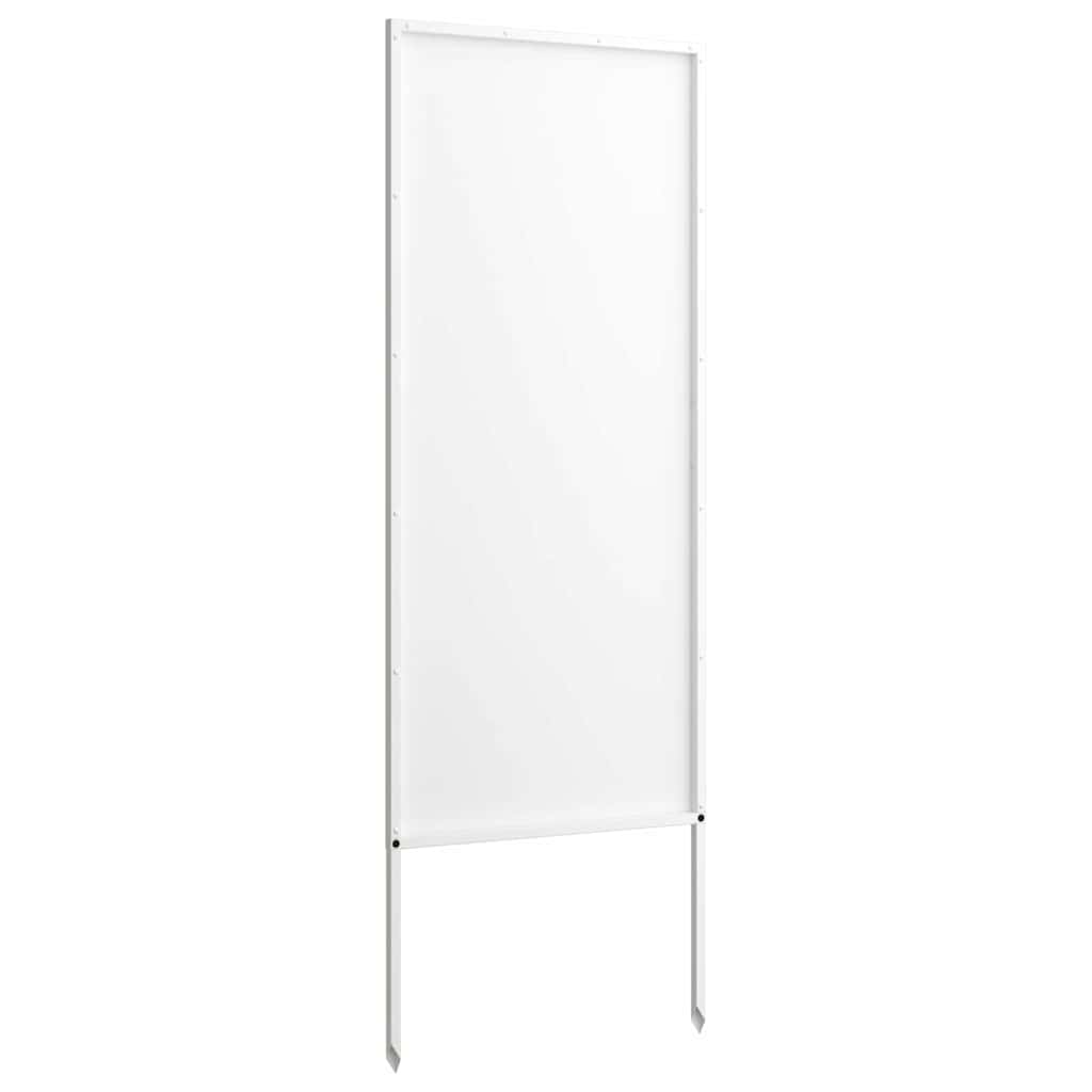 Pannello Decorativo da Giardino Altro Bianco 50 x 140 cm