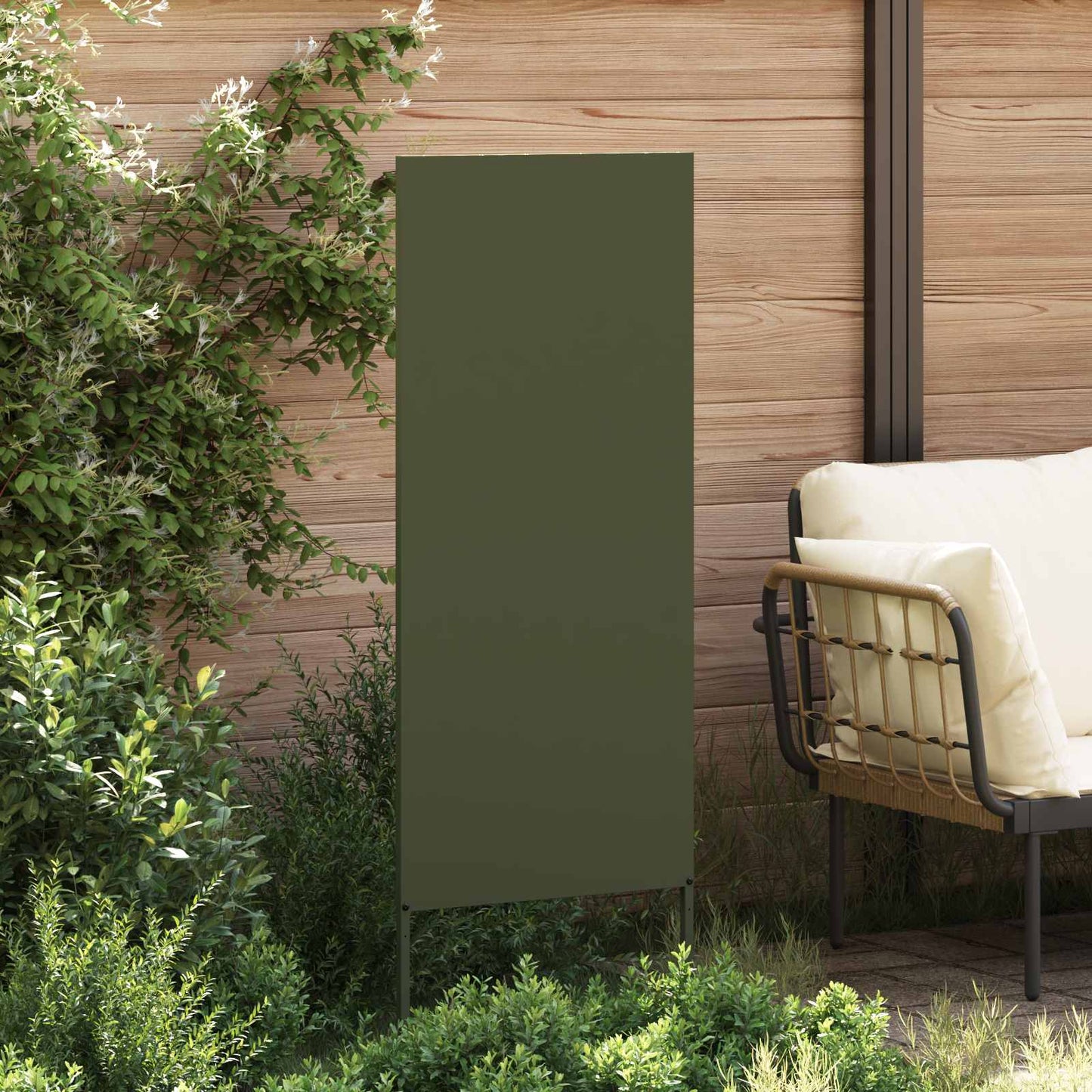 Schermo per privacy in giardino Oliver verde 50 x 140 cm | homemem39