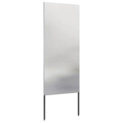 Schermo per privacy in giardino Traforo Argento 50 x 140 cm