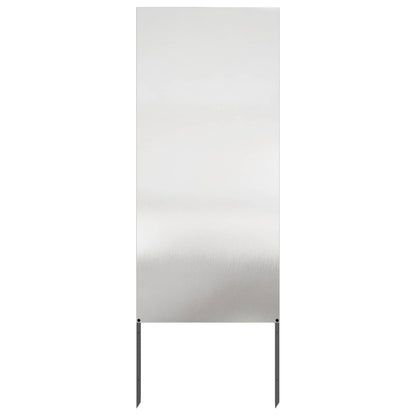 Schermo per privacy in giardino Traforo Argento 50 x 140 cm